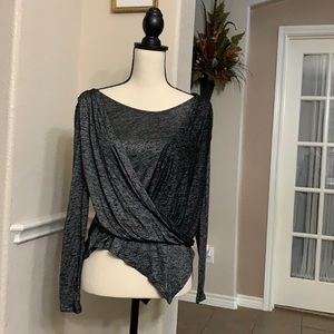White House Black Market gray top Size XXS